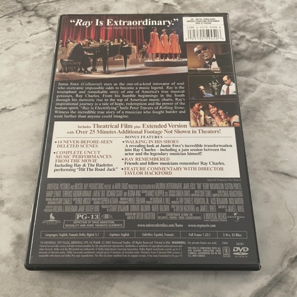 Ray - starring Jamie Foxx DVD - Picture 4 of 5